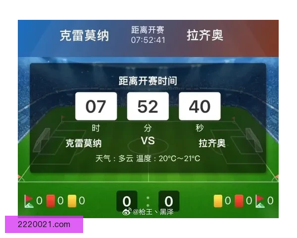 克雷莫纳对阵拉齐奥首发阵容公布
